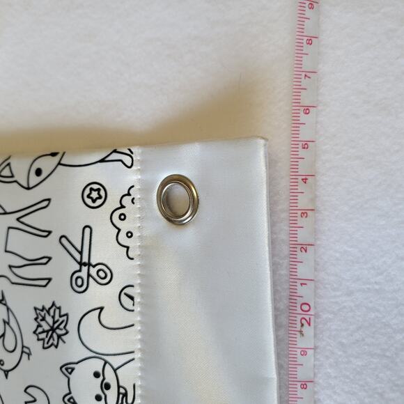 Like New Color Your Own Animal Pencil / Pen Pouch w/ pens and ruler - Picture 4 of 7